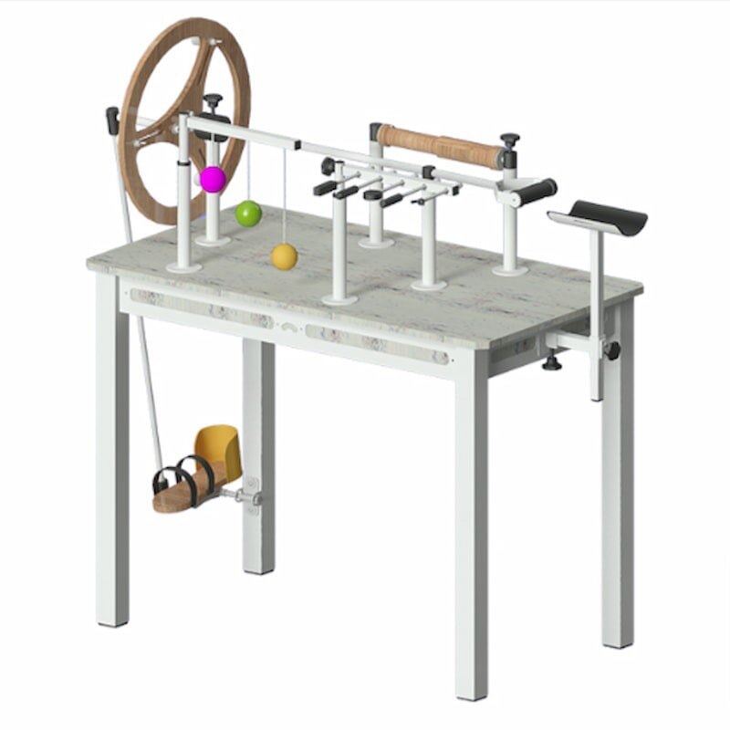 MESA DE MANOS Y PIES METÁLICA - 826 € MESA DE MANOS Y PIES METÁLICA - Ortoespaña Rehabilitación