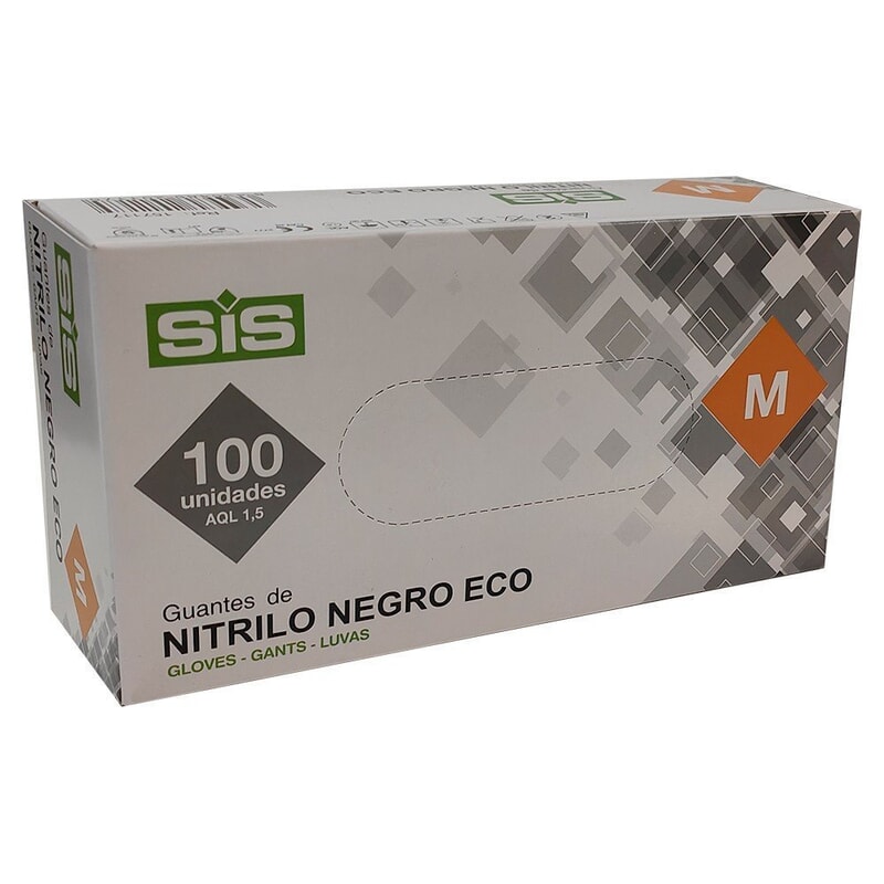 Guantes de nitrilo negro 3g - 2.9 € Guantes de nitrilo negro 3g -