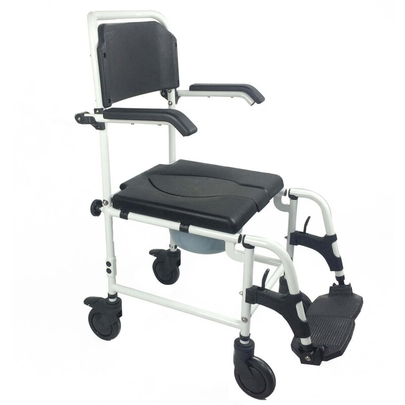 Silla de ruedas de ducha e inodoro - 265 € Silla de ruedas de ducha e inodoro - Ortoespaña
