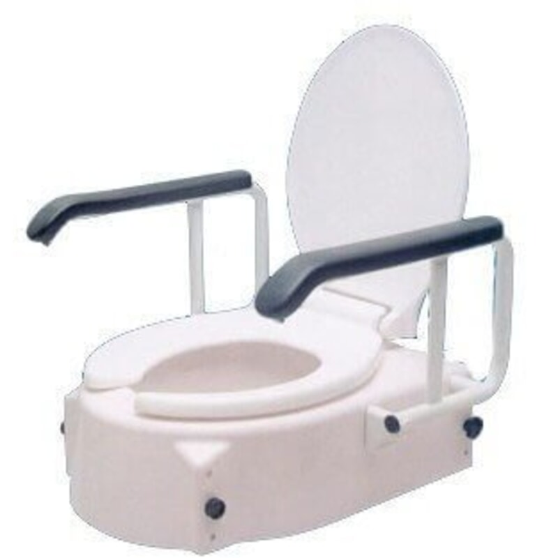 Elevador de WC regulable con brazos - 92 € Elevador de WC regulable con brazos - BASTONES GARCÍA 1880