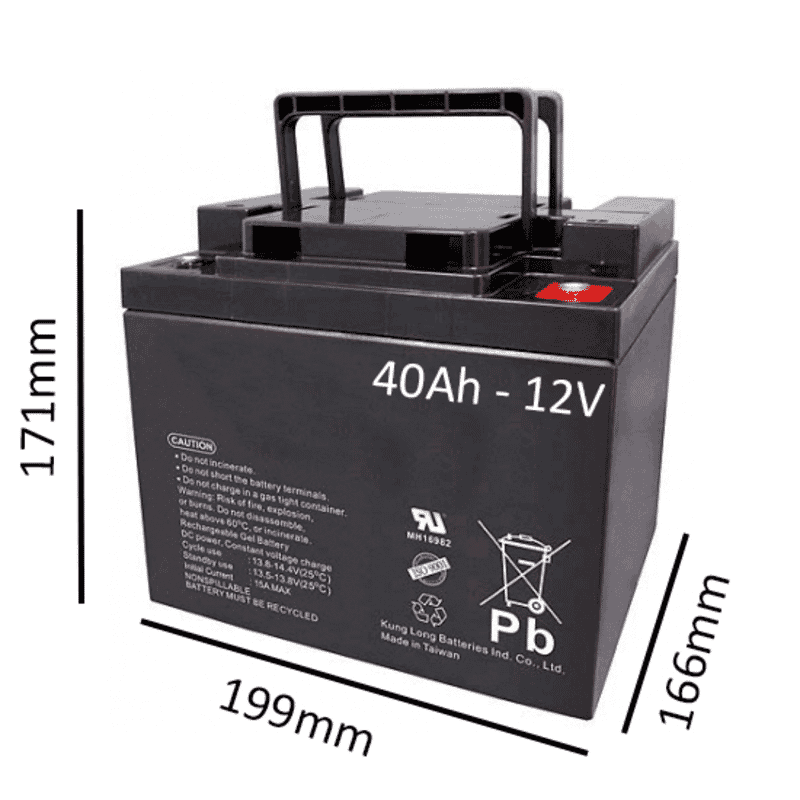 Baterías de GEL para Scooter eléctrico VICTORY 10DX de 40Ah - 12V - 129 € Baterías de GEL para Scooter eléctrico VICTORY 10DX de 40Ah - 12V - Ortoespaña