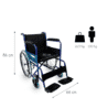 Silla de ruedas plegable y autopropulsable - 139 € Silla de ruedas plegable y autopropulsable -