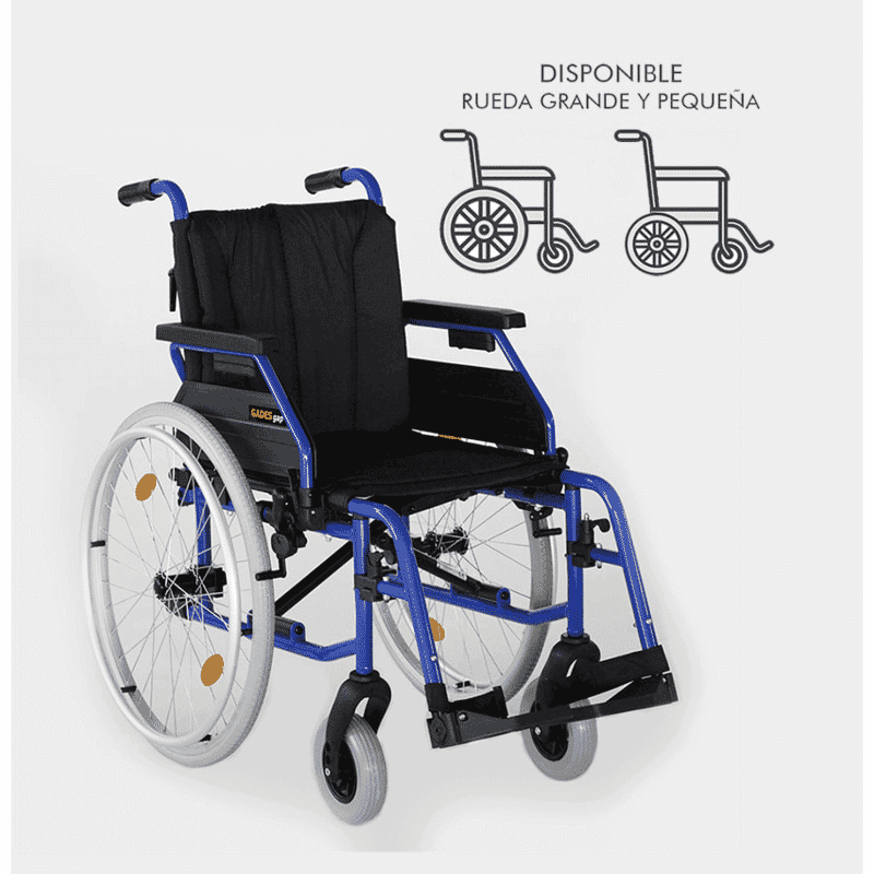 Silla de ruedas aluminio Gades Gap - 290 € Silla de ruedas aluminio Gades Gap - Ayudas dinámicas