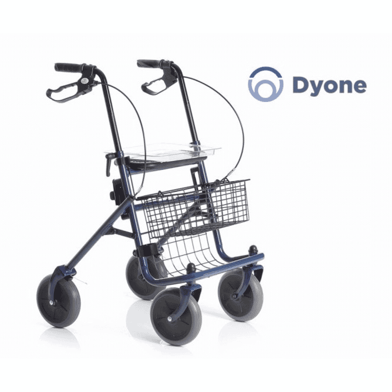 Andador de 4 ruedas de acero DYONE - 84.9 € Andador de 4 ruedas de acero DYONE - Moretti Iberica España