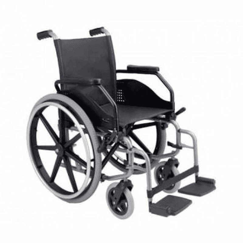 Silla de ruedas plegable de acero Celta - 215 € Silla de ruedas plegable de acero Celta - Orthos XXI