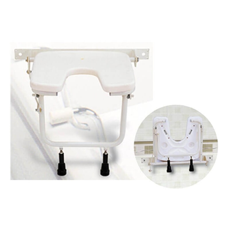 Asiento de ducha abatible con patas "Dr. Aouf" - 61.95 € Asiento de ducha abatible con patas "Dr. Aouf" - Ortoespaña